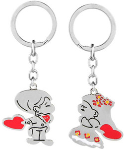 boy and girl keychain