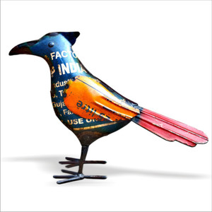 Multicolour De Kulture Works De Kulture Recycled Iron Figure Mini Owl Wall Mount Showpiece 6x3 LW Inches