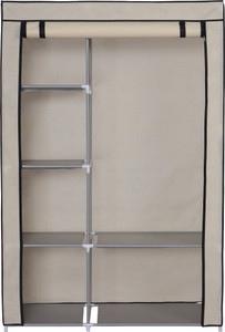 Auspicious Home Carbon Steel Collapsible Wardrobe