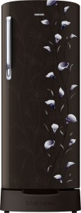 Samsung 192 L Direct Cool Single Door 2 Star (2019) Refrigerator(Tender Lily Black, RR19M2822BZ/NL,RR19M1822BZ/HL)