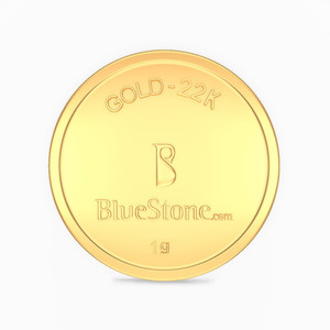 BlueStone 22 K 1 g Gold Coin