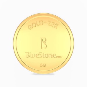 BlueStone 22 K 5 g Gold Coin