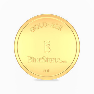 BlueStone 22 K 5 g Gold Coin