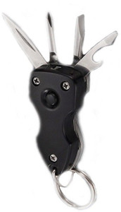 Jeeya Pearl Black Him & Her 4 Function Multi Utility Swiss Knife