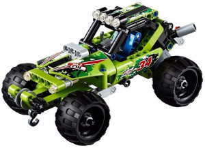Emob 148 PCS Desert Racer King Steerer Block Set with Pull Back Technic