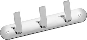 Aquarium Platy Series Towel Coat Hook Hanger Rust Proof Stainless Steel 304 (3-hook) 3 - Pronged Hook