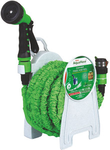AquaHose Expandable Magic Green Hose Reel 15mtr (Fixed Type) Hose Pipe