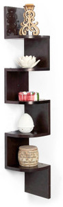 trendytrendy Amaze Corner MDF Wall Shelf