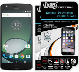Roxel Tempered Glass Guard for Motorola Moto Z Play(Pack Of 2)