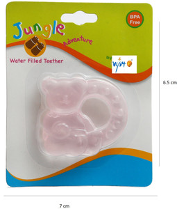 Wishkey Cat Shaped Water Filled Cooling Teether Teether Pink Best