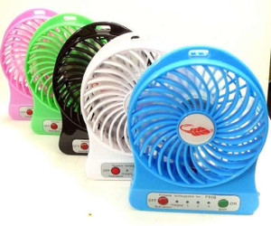 SHOPCRAZE Light With Rechargeable 2600 MAh Cell ESRT5654 USB Fan