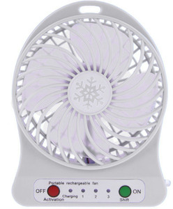 Cierie 4 Speeds Electric Portable Mini fan Rechargeable Desktop xrb-18 USB Fan