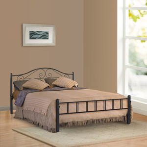 FurnitureKraft Geneva Metal Queen Bed
