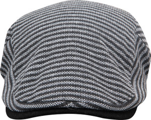 FabSeasons Striped Classy Golf Flat Cap Cap