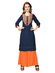 Vbuyz Festive & Party Embroidered Women Kurti