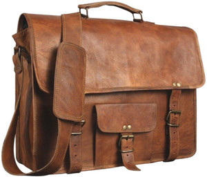 CraftShades 15 inch Expandable Laptop Messenger Bag