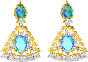 Tistabene Retails LLP Floral Enamelled Dangler Earring Alloy Dangle Earring