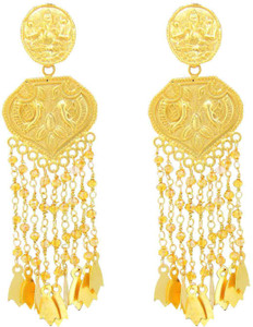 Tistabene Retails LLP Floral Peacock Religious Dangler Earring Alloy Dangle Earring