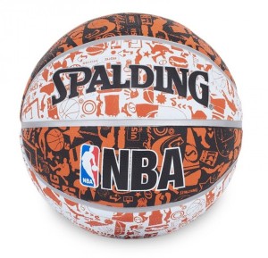 Spalding NBA Graffiti Basketball -   Size: 7