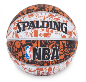 Spalding NBA Graffiti Basketball - Size: 7