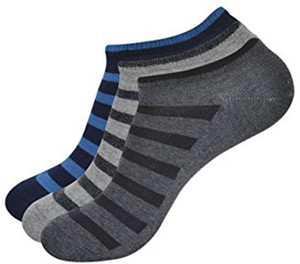 Tahiro Men & Women Striped Ankle Length Socks, Crew Length Socks, Mid-calf Length Socks