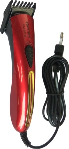 gemei gm-201b wired (non-rechargeable ) direct electric power  runtime: 45 min trimmer for men(multicolor)