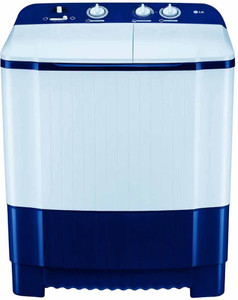 LG 6.2 kg Semi Automatic Top Load Washing Machine White, Blue