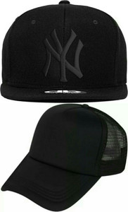 Friendskart Self Design 2 Caps Ny Hip Hop And Half Net In Baseball Style Cap Cap