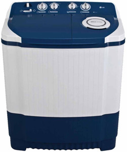 LG 7 kg Semi Automatic Top Load Washing Machine White, Blue