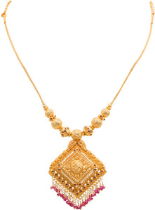 Joyalukkas BN14083252 Rope Yellow Gold Precious Necklace Price in
