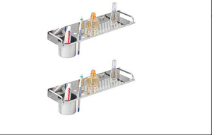SBD™ Shelf-Tumbler Steel Wall Shelf