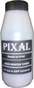 PIXEL CARTRIDGE REFILLING TONER POWDER FOR HP 12A/13A/15A/35A/36A/78A/88A/49A/53A/16A/29X/96A/11A/42A/ CANON FX09/FX3/FX303 Single Color Universal Toner (Black) Single Color Toner