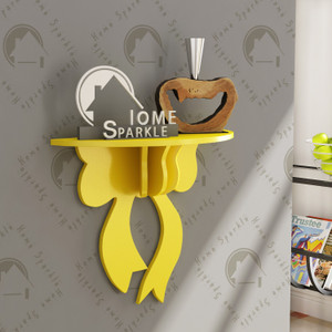 Home Sparkle Carved Wall Shelf Wooden Wall Shelf