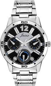 Jainx JM239 Black Dial Chain Analog Watch - For Men