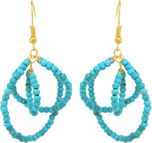 Tistabene Retails LLP Wire Beaded Alloy Dangle Earring