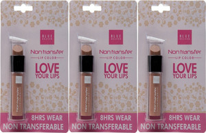 Blue Heaven Blue Heaven Non Transfer Lip Color - Nude Lips (3 x 2.8 ml)
