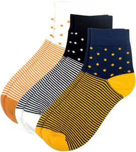 Viral Girl Men & Women Striped Ankle Length Socks