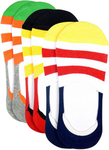 Viral Girl Men & Women Striped No Show Socks