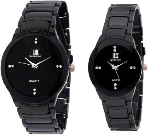 IIK Collection BLACK OFFICIALLY WATCH Analog Watch  - For Couple