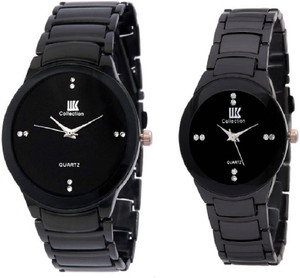 IIK Collection BLACK OFFICIALLY WATCH Analog Watch - For Couple