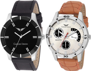 Gargee Design New Elegant Combo of Men Lavish Pre-GST Stock Clearance Analog Watch - For Men