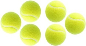 SPORTS SOLUTIONS Cricket Ball Size: 5 in Yellow color Pack of 6 Cricket Ball -   Size: 5