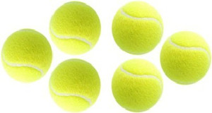 SPORTS SOLUTIONS Cricket Ball Size: 5 in Yellow color Pack of 6 Cricket Ball - Size: 5