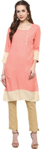 Amayra Casual Solid Women Kurti