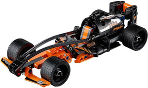 Montez 137 PCS 3413 Black Champion Racer King Steerer Block Set with Pull Back Technic (Orange)