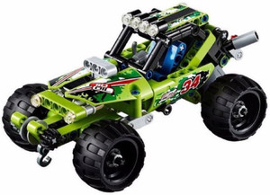 Montez 148 PCS 3414 Desert Racer King Steerer Block Set with Pull Back Technic (Green)