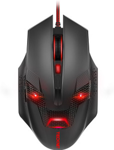 Tecknet M268 Raptor Black Wired Optical Gaming Mouse