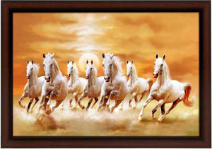 SAF Seven Horses Ink Painting