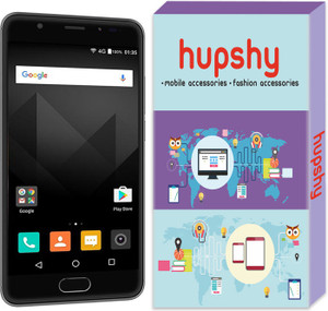 Hupshy Tempered Glass Guard for Yu Yureka Black