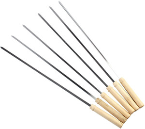 Sukot 6 BBQ rod Iron Salad Fork Set